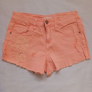 Kidpik girls embroidered shorts